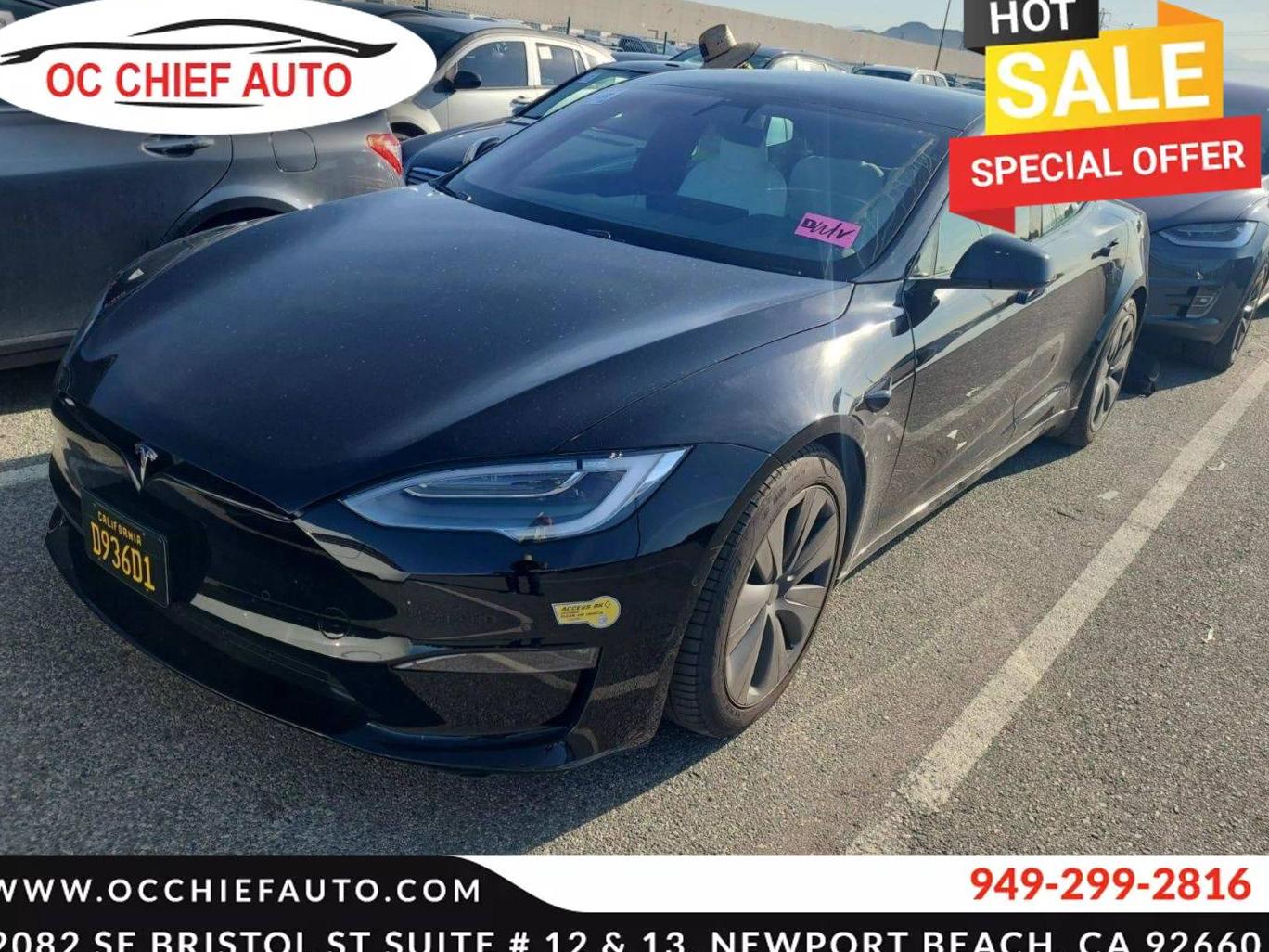 TESLA MODEL S 2022 5YJSA1E52NF463539 image